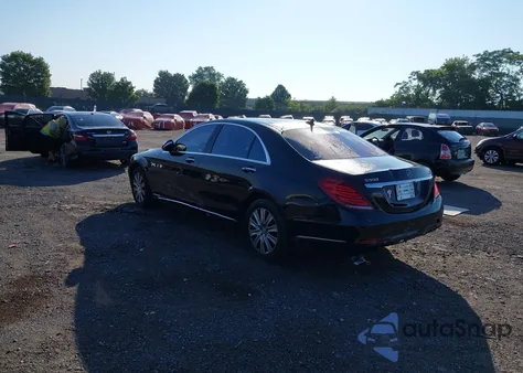 2015 Mercedes-Benz S 550 4Matic из США, поврежденный, VIN WDDUG8FB3FA137236